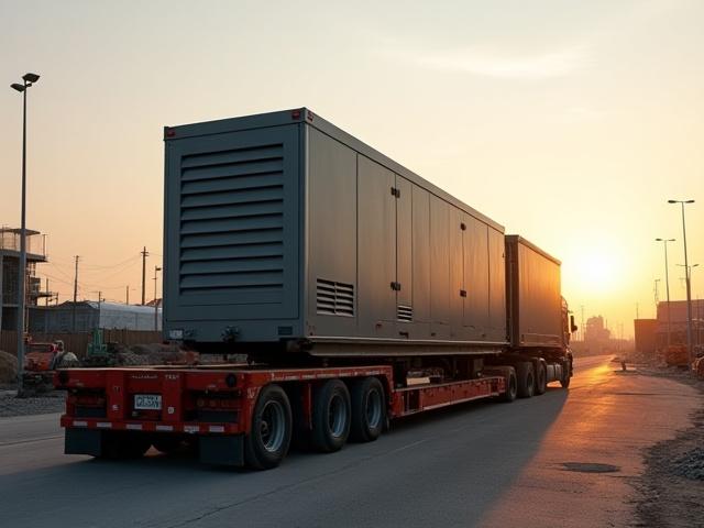 Massive backup power generator ready for delivery