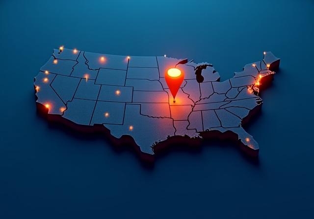 Strategic logistics map highlighting Camacho Transportation service lanes in New Mexico, Texas, and Arizona